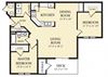 The Crossings at Chapel Hill Del Mar Floor Plan