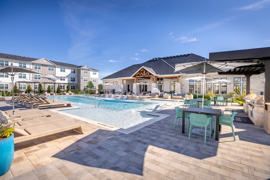 Allora Cinco Ranch Pool Area
