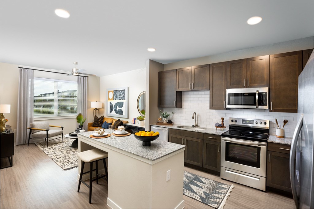 Allora Cinco Ranch Model Kitchen