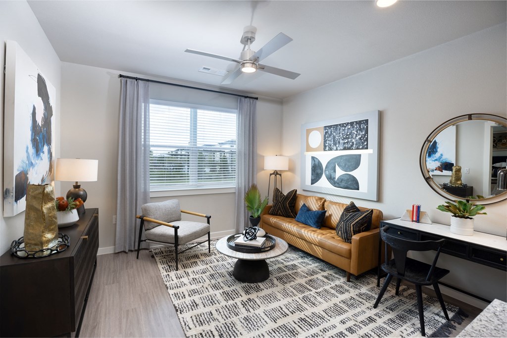 Allora Cinco Ranch Model Living Room