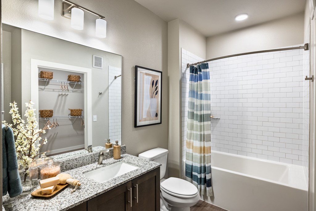 Allora Cinco Ranch Model Bathroom