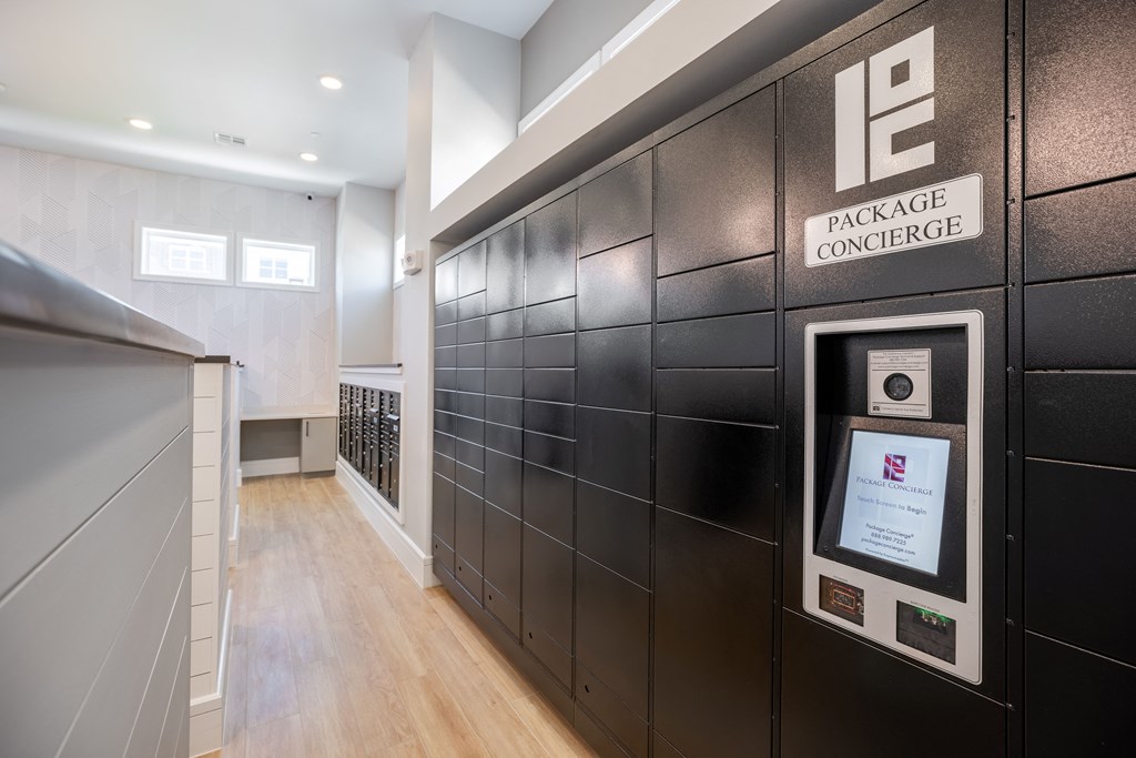 a photo of the clubhouse locker room at enclave at woodbridge apartments in sugar land, tx