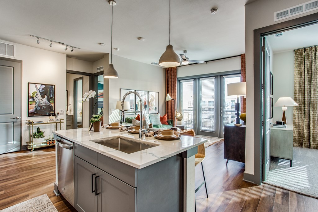 Aura Thirty2 Apartments Model Kitchen