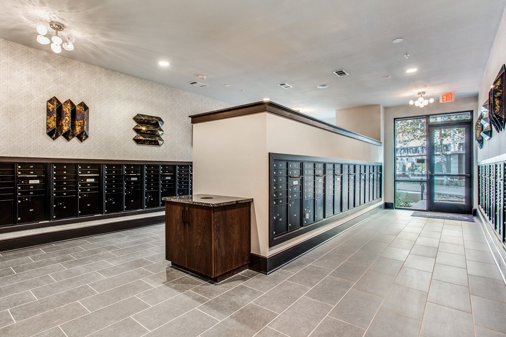 Aura Thirty2 Apartments Clubhouse Mail Room