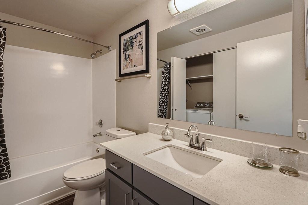 Align Apartments Model Bathroom