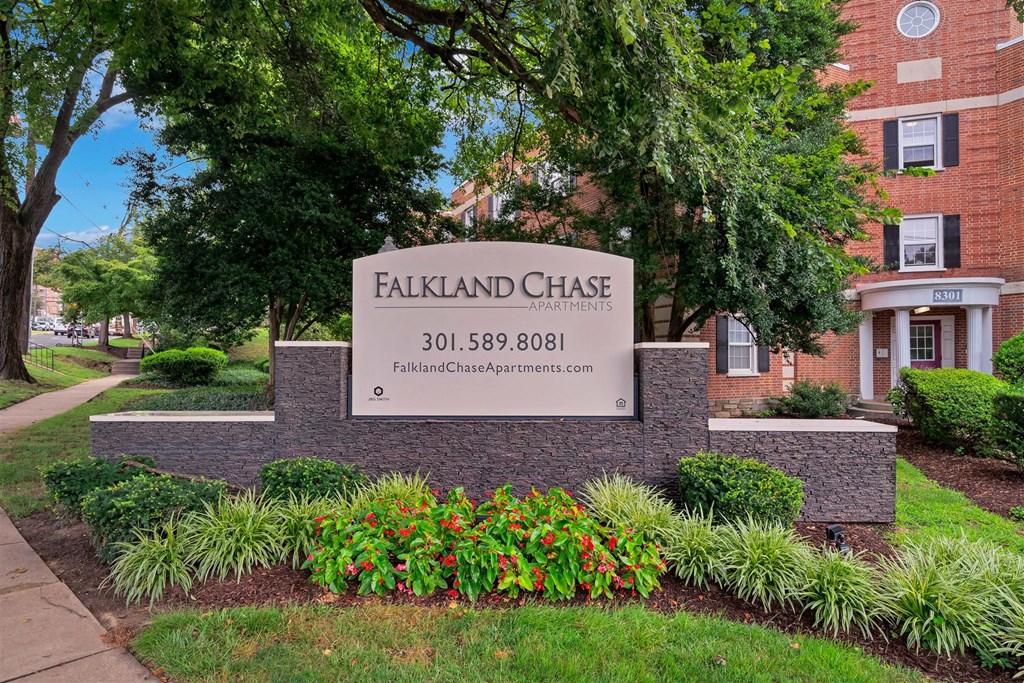 Falkland Chase Apartments in Silver Spring, Maryland Monument Sign