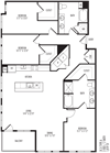 TriVista on Speer 3C0A Floor Plan