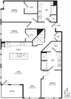 TriVista on Speer 3C0B Floor Plan