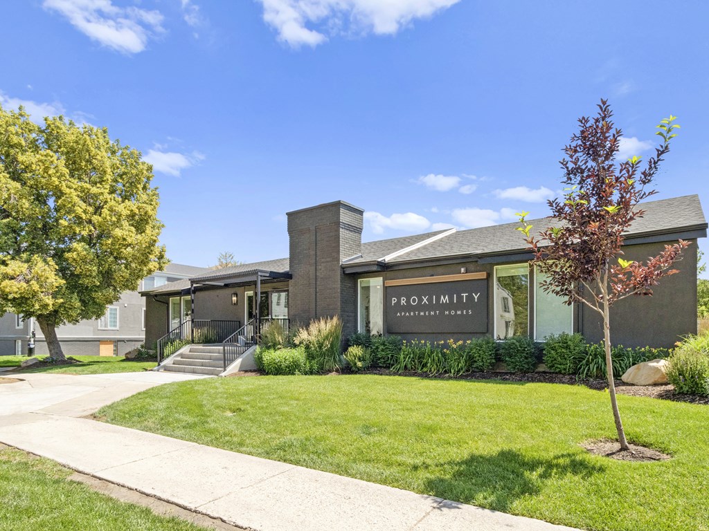 Proximity Apartment Homes Leasing Office Exterior Proximity Apartment Homes Exterior of Leasing Office