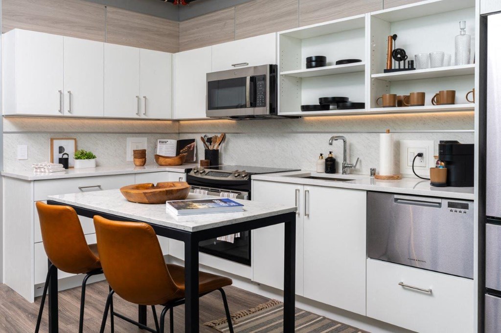 3ZERO3 New Apartments in Seattle, Washington Model Kitchen