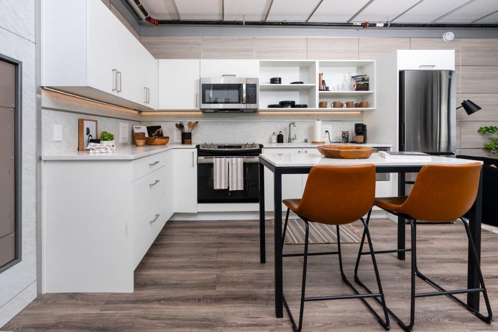 3ZERO3 New Apartments in Seattle, Washington Model Kitchen