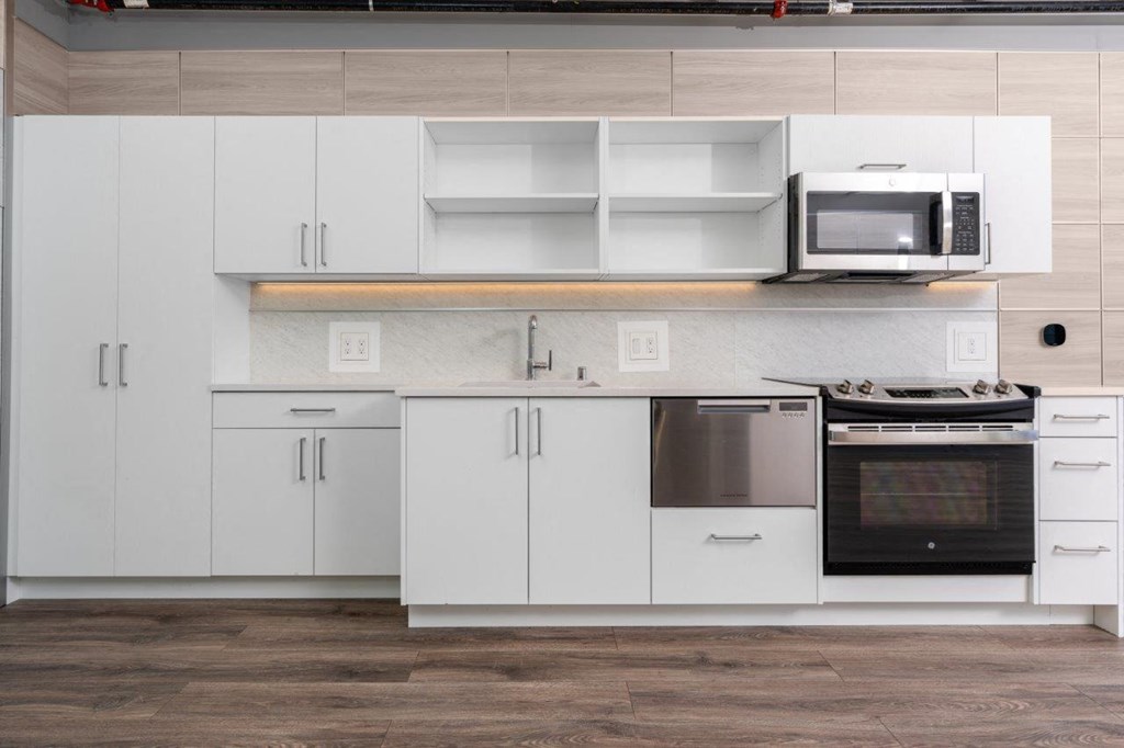 3ZERO3 New Apartments in Seattle, Washington Kitchen with Ample Storage