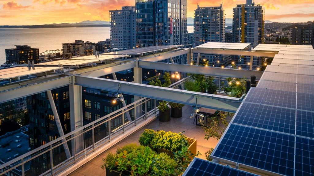 3ZERO3 New Apartments in Seattle, Washington Rooftop Patio with Views