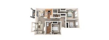 Yarrowood Highlands 3 Bed 1 Bath Floor Plan
