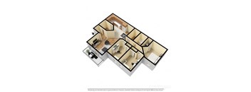 Aspen Villas Apartments 3 Bedroom Floor Plan