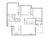 The Elwood Apartments Noble Three Bedroom Two Bathroom Floor Plan