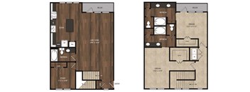 Main Street Flats Apartments Phase II 3x3 Floor Plan