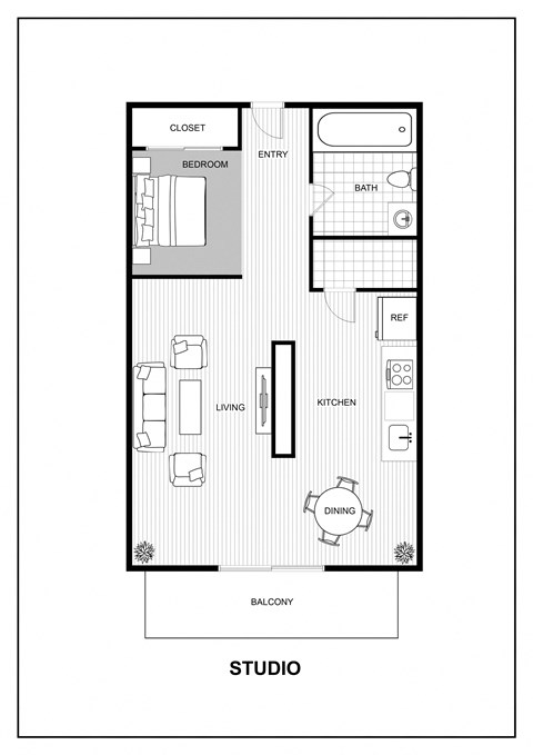 Luxe at Meridian B Floor Plan