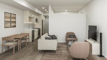 Boardwalk Apartments Model Living Room - Photo Gallery 27