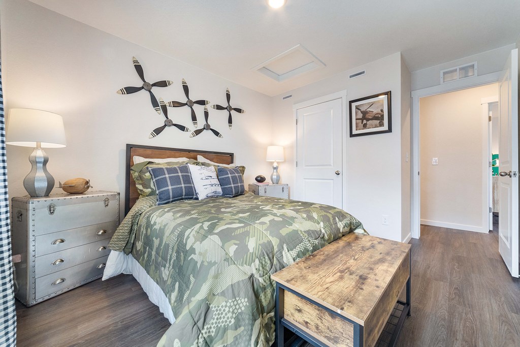 Pikes Peak Rental Homes Model Bedroom