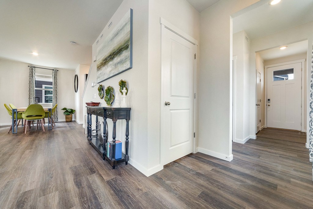 Pikes Peak Rental Homes Dining Room and Hallway