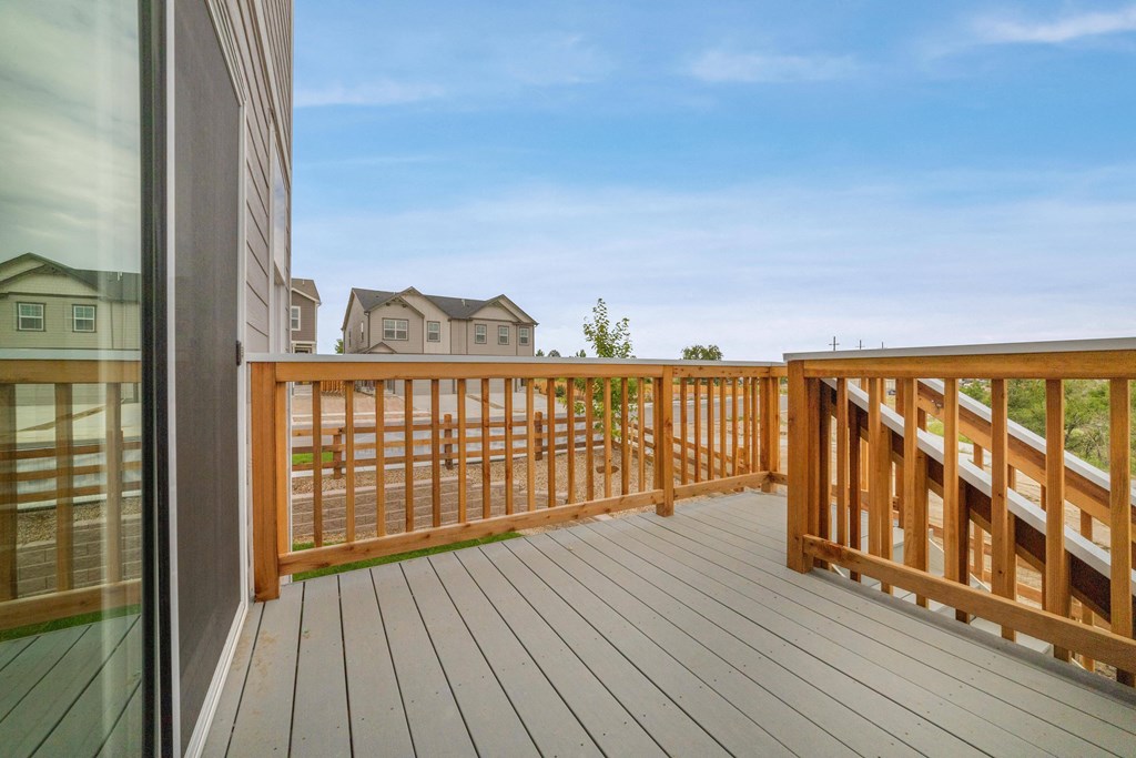 Pikes Peak Rental Homes Outdoor Deck