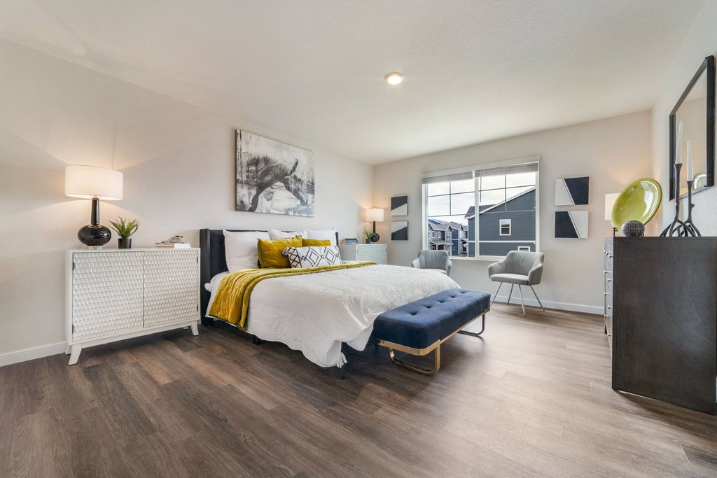 Pikes Peak Rental Homes Model Bedroom