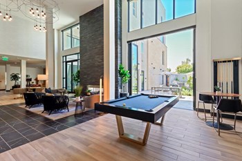 Jefferson La Mesa Apartments Clubhouse with Pool Table - Photo Gallery 18