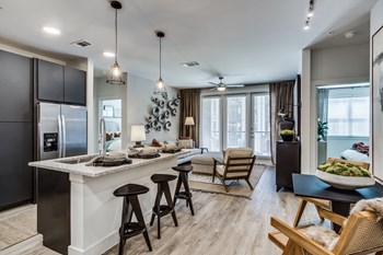 Aura Old Town Living Room with open kitchen and living room view - Photo Gallery 6