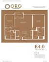 Oro Stone Oak Apartments B4 Floor Plan Oro Stone Oak Apartments B4 Floor Plan