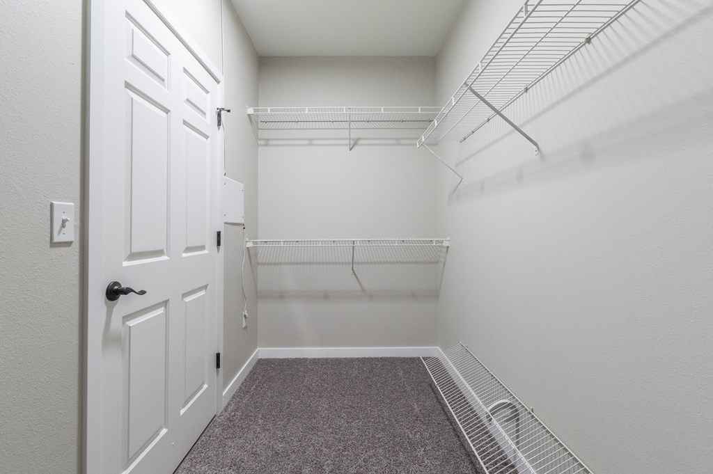 our apartments have a spacious living room with a vaulted ceiling