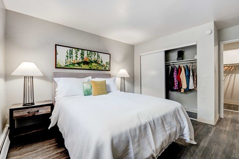 Forest Manor Apartments Model Bedroom