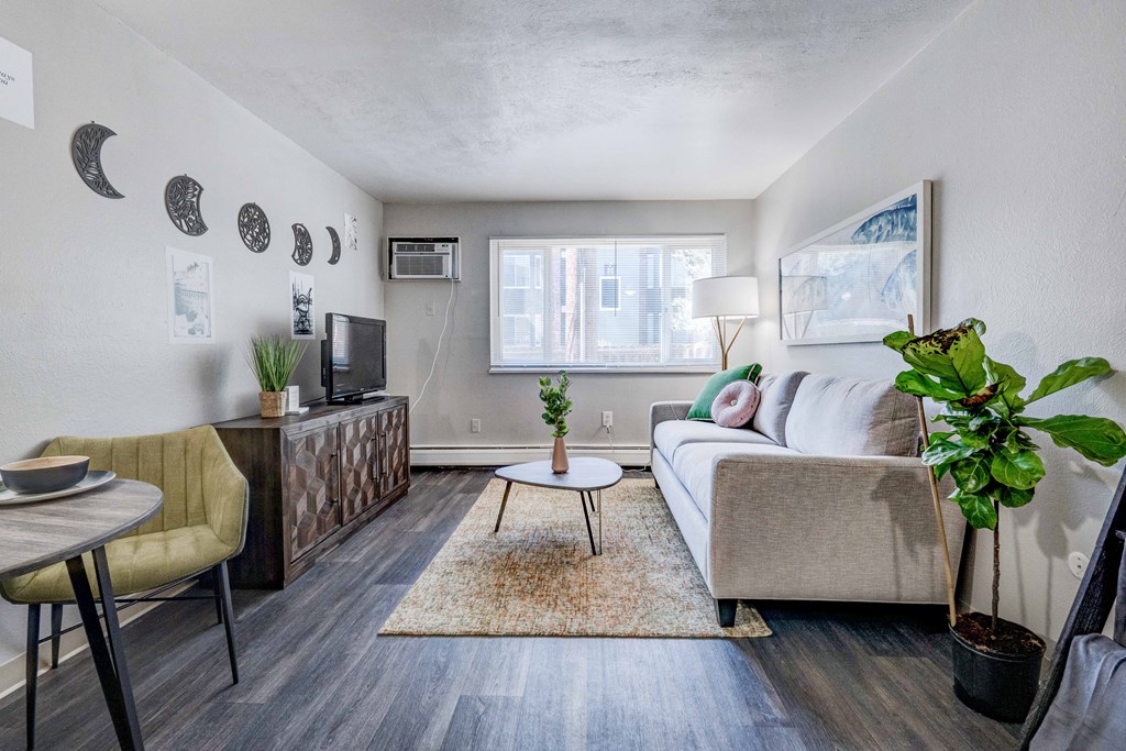 Forest Manor Apartments Model Living Room