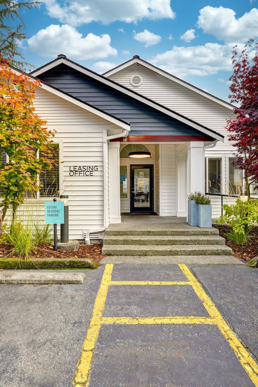 The Lakehouse Apartments Exterior Leasing Office