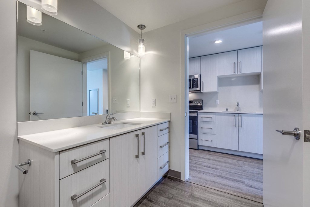 The Danforth Apartments Model Bathroom