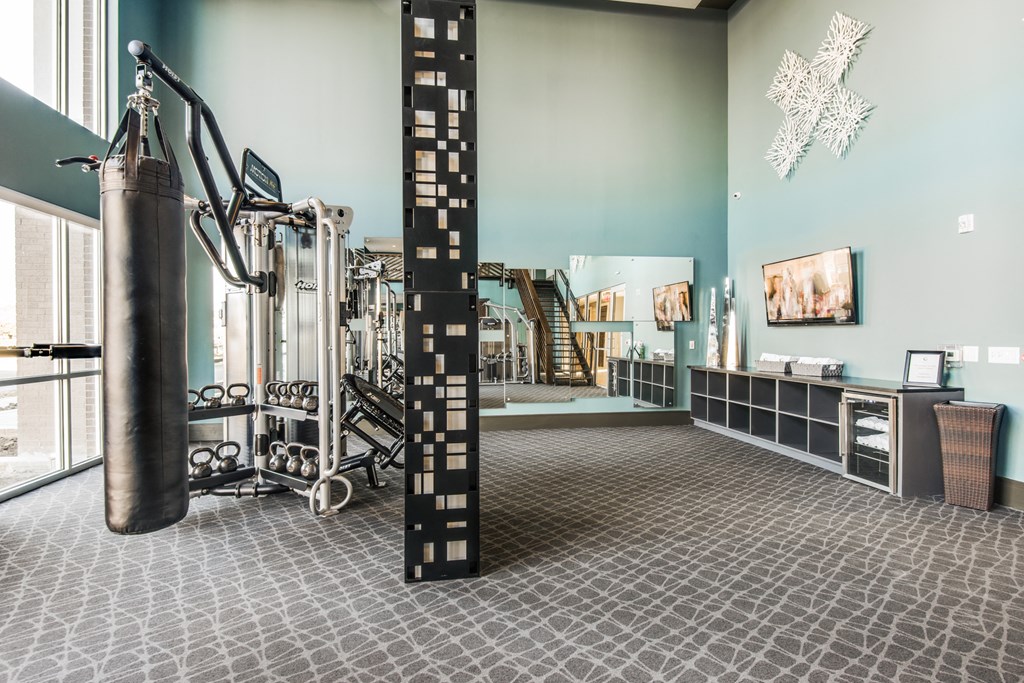 Gym at Centric One90, Plano, Texas