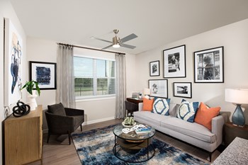Allora Northwest Crossing Model Living Room - Photo Gallery 5