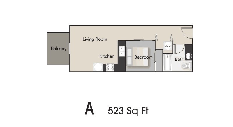 7 Hills Apartments in Seattle, Washington A Floor Plan