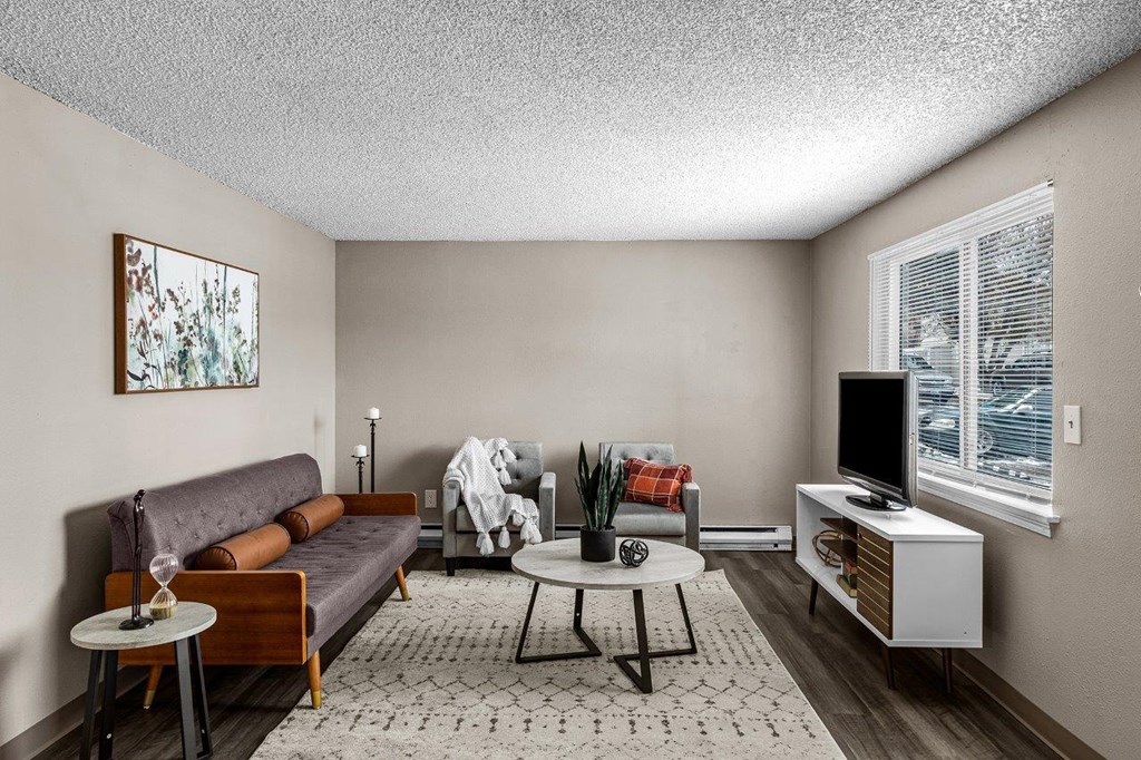 Paxton Apartments Model Living Room