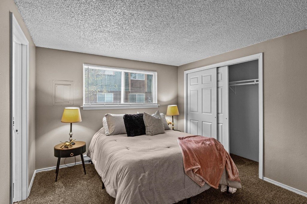 Paxton Apartments Model Bedroom
