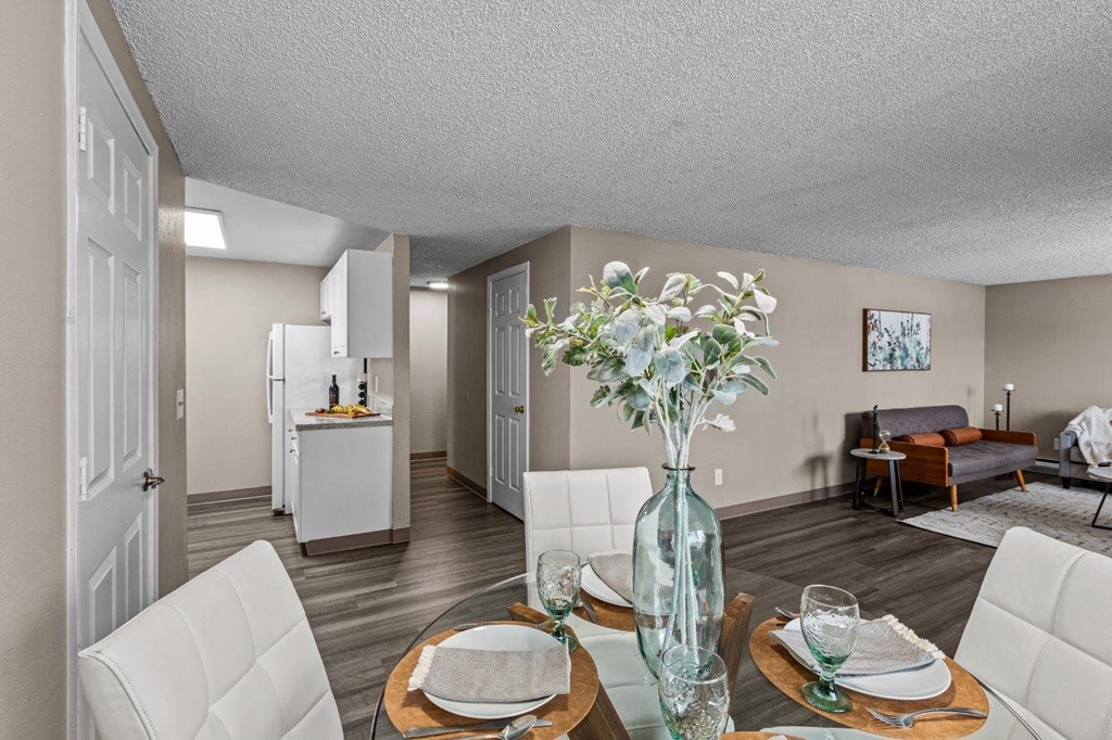 Paxton Apartments Model Dining Room