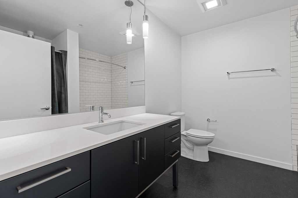 a bathroom with a sink and a toilet