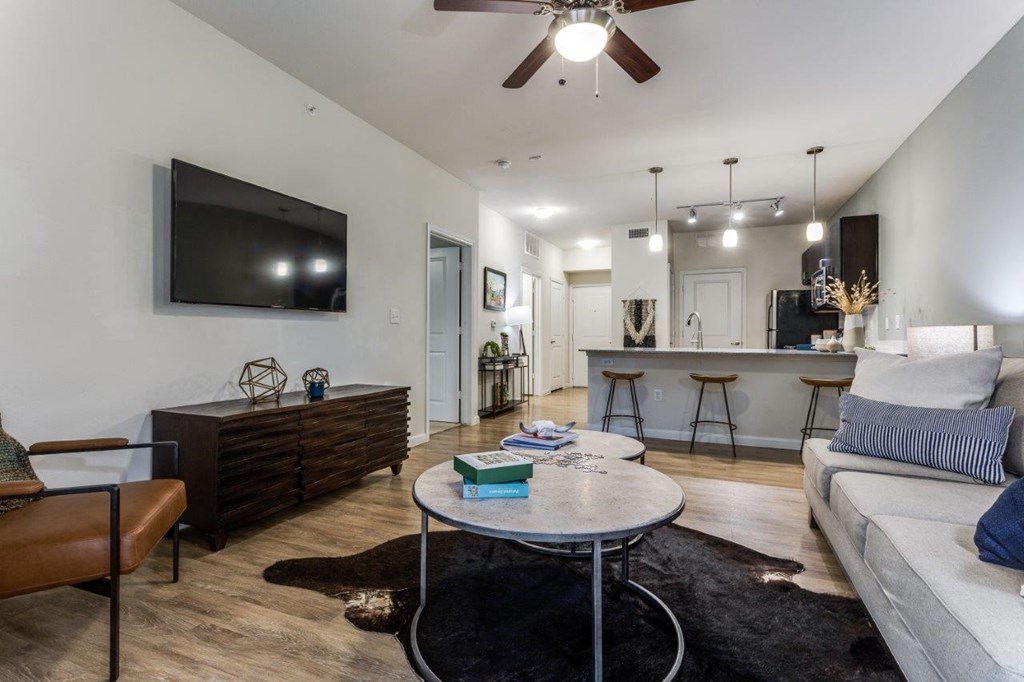 Landmark Conservancy Model Living Room and Kitchen