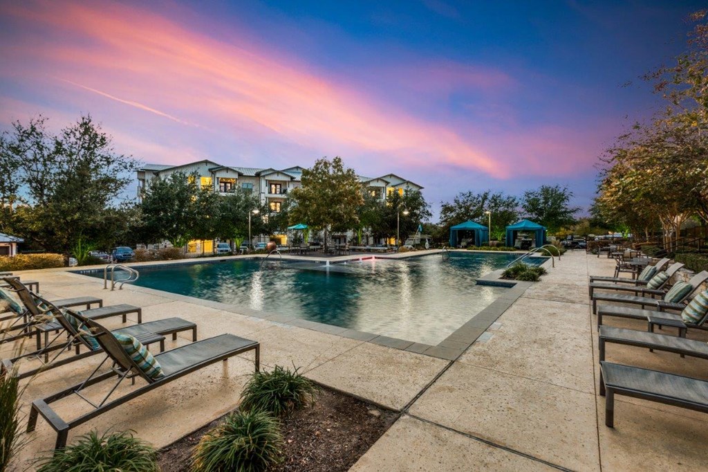 Landmark Conservancy Pool with Lounge Chairs