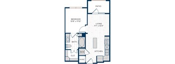 Aura Thirty2 Apartments A1 Floor Plan