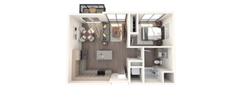 Riverline Apartments A1 Floor Plan