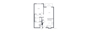 The Storey Apartment Homes A1 2D Floor Plan