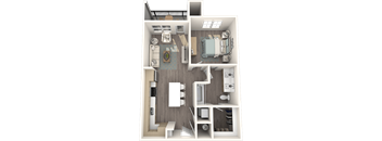 Solace Apartments A1 Floor Plan