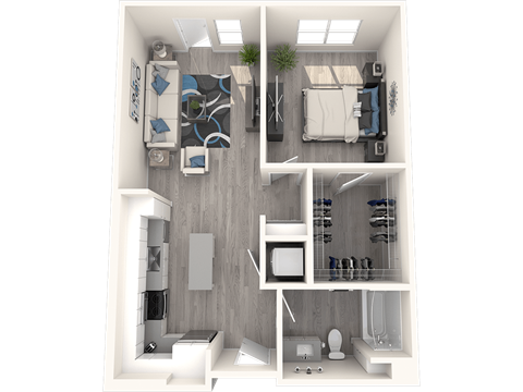 Park on First A1.2 3D floor plan