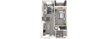 a 2103 sq ft floor plan  1 bedroom